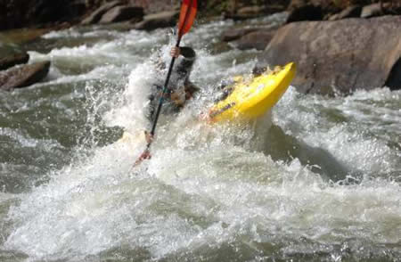 FastFred running Double Trouble on the Ocoee during October of 2009