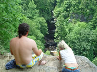 Bad Bob abd Gwen at the lookout 