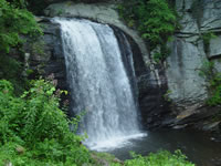 Looking Glass Falls in Pisgah Forest