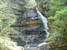 Big Bradley Waterfall near Saluda North Carolina