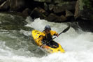 FastFred paddling Nantahala Falls